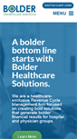 Mobile Screenshot of bolderhealthcare.com
