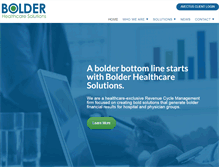 Tablet Screenshot of bolderhealthcare.com